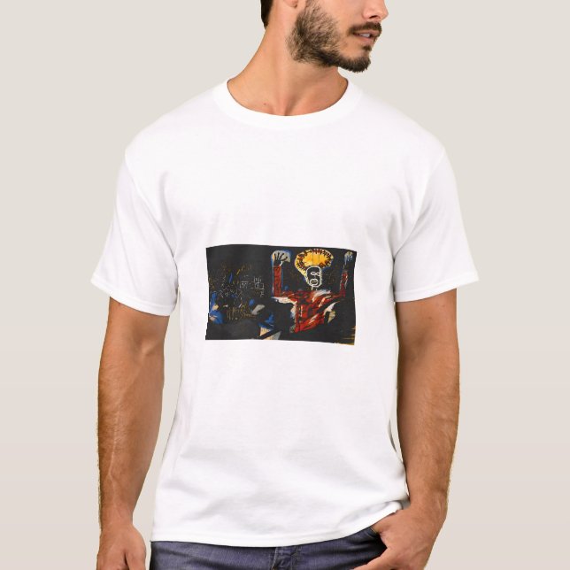 Camiseta Jean Michel Basquiat art painting (Anverso)