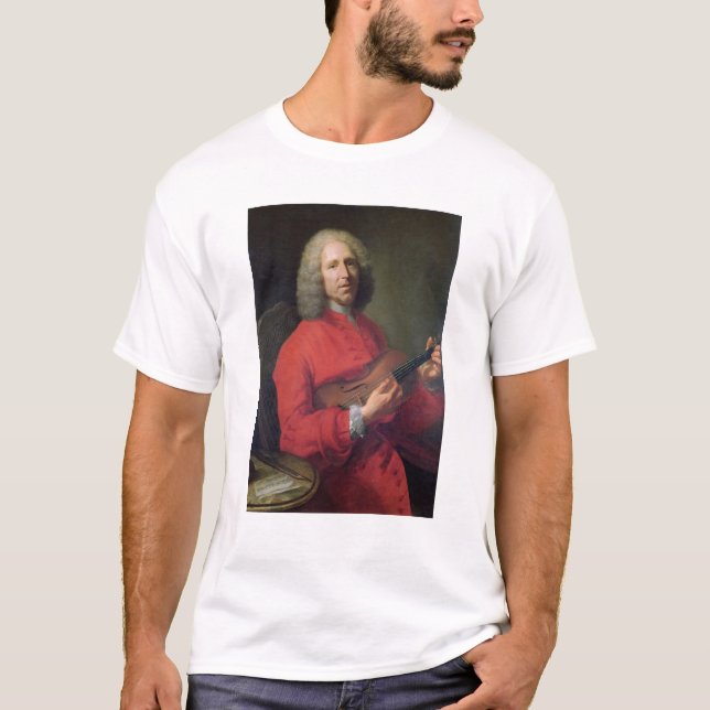 Camiseta Jean-Philippe Rameau con un violín (Anverso)