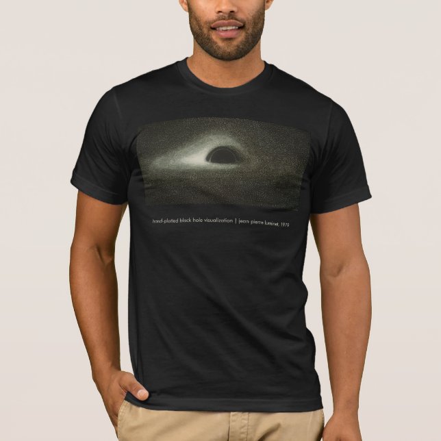 Camiseta Jean-Pierre Luminet's Black Hole (1979) (Anverso)