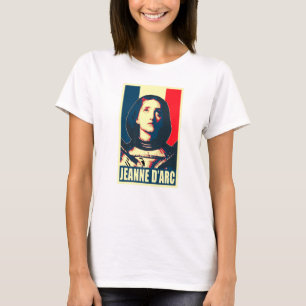 Camiseta Jeanne Darc Joan Of Arc Retro France Poster Propag