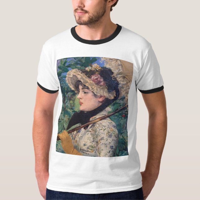 Camiseta Jeanne (Primavera) De Édouard Manet (Anverso)