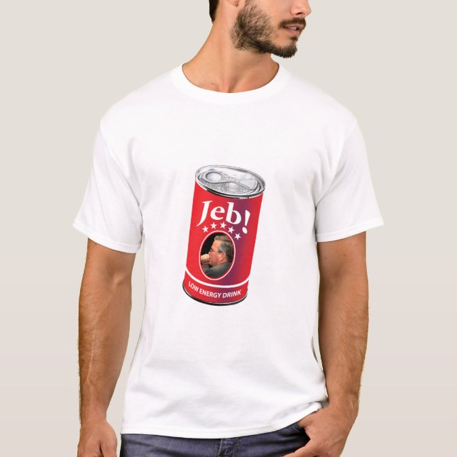 Camiseta Jeb Bush para presidente Humor, bebida de la (Anverso)