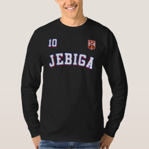 Camiseta JEBIGA Orgullo serbio de bandera serbia de Serbia 