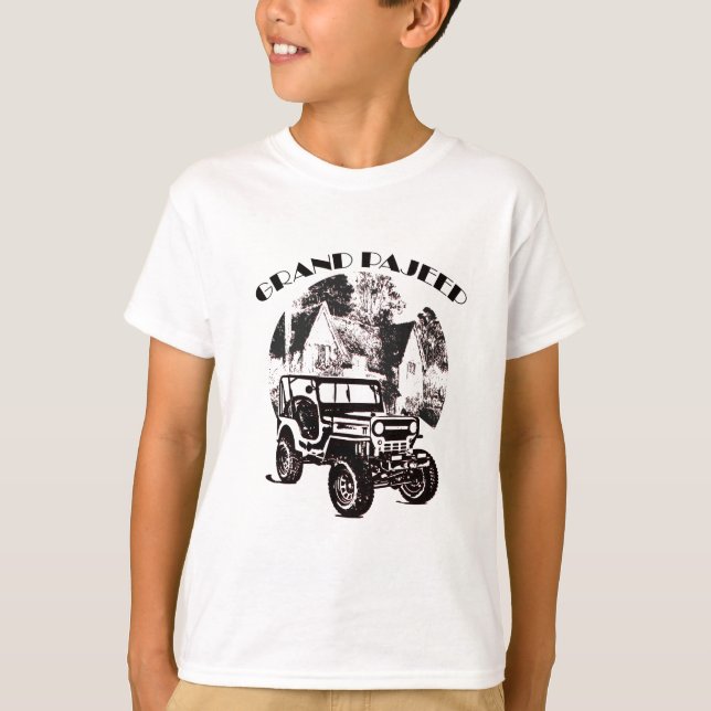 Camiseta Jeep magnífico del PA (Anverso)