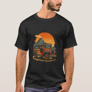 Camiseta Jeepney Bicol Mayon Volcán Filipinas Club de Carre