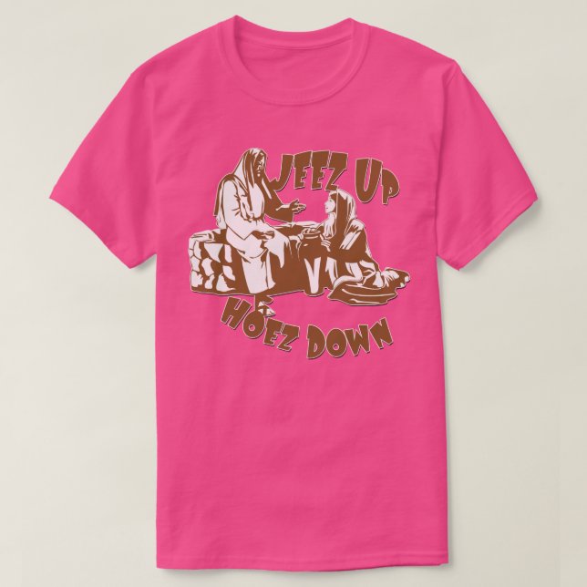 Camiseta Jeez Up (Diseño del anverso)