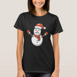 Camiseta Jeezy Snowman Winter Angry Snowflakes Warmth Hot T