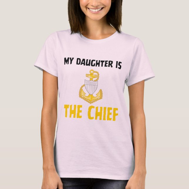 Camiseta Jefa de la Guardia Costera Hija (Anverso)