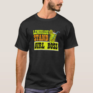 Camiseta Jefa de puesto de limonada Negocio de jugo de limó