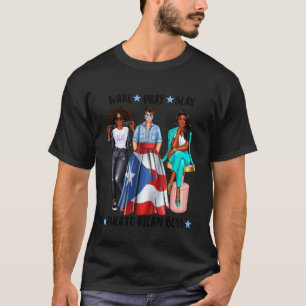 Camiseta Jefa Empresaria Puertorriqueña Afro CEO Mujer Empr