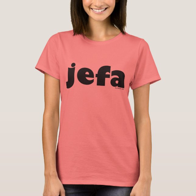 Camiseta Jefa (español) (Anverso)