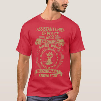 Camiseta Jefe Adjunto De Policía