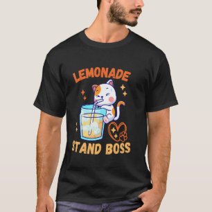 Camiseta Jefe Adorable de Puesto de Limonada Amante de Limó
