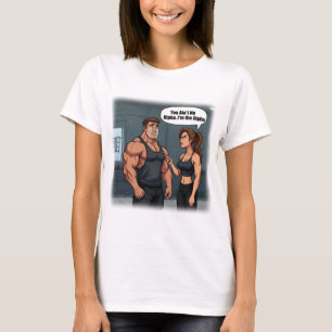 Camiseta Jefe Babe Funny Fitness Humor Camiseta, Alfa Femal