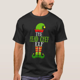 Camiseta Jefe Chef Elf Mateo Grupo Familiar Navidad Parte