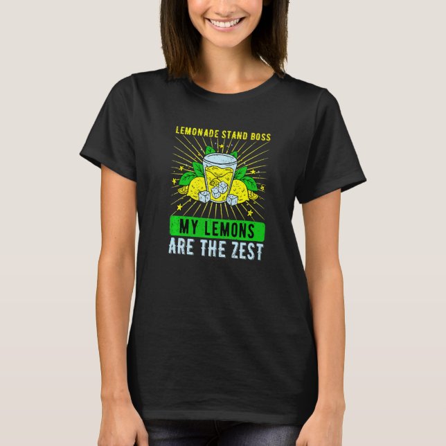 Camiseta Jefe De Base De Lemonade Mis Lemones Son El Zest 1 (Anverso)