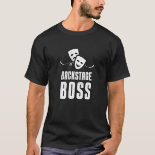 Camiseta Jefe de bastidores tramoyista de teatro equipo de