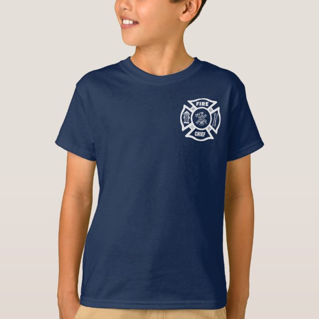 Camiseta Jefe de bomberos del bombero (Anverso)