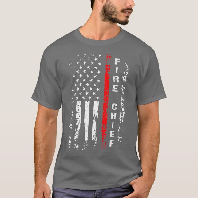 Camiseta Jefe de bomberos jefe de bomberos jefe de camisas  (Anverso)