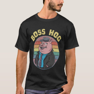 Camiseta Jefe de cerdo divertido disfraz de cerdo animal ce