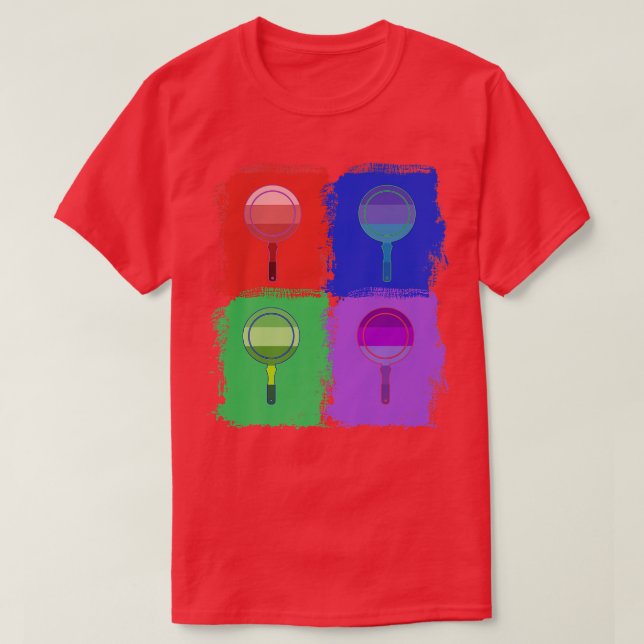 Camiseta jefe de cocina Pop art (Diseño del anverso)