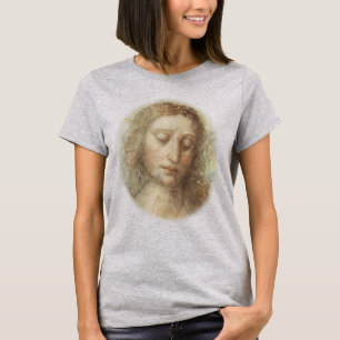 Camiseta Jefe de Cristo por Leonardo daVinci