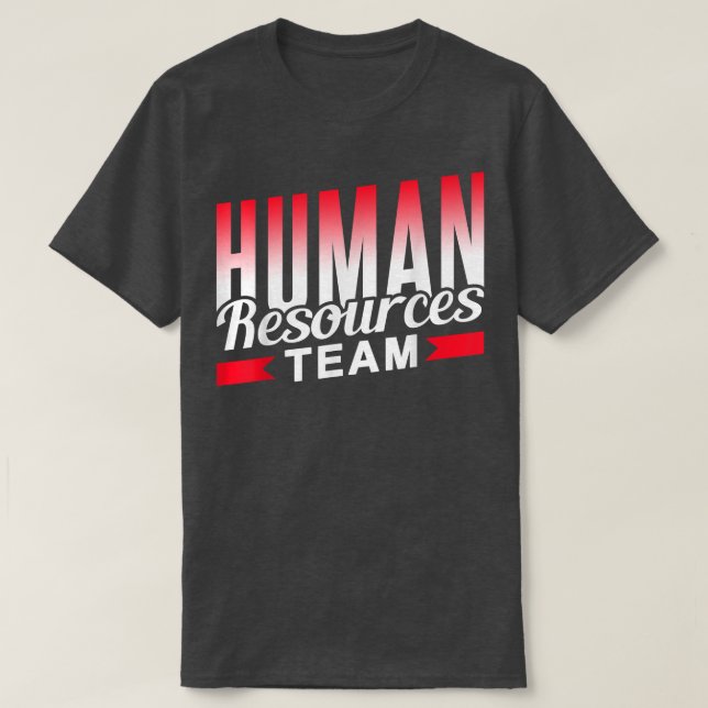 Camiseta Jefe de equipo de recursos humanos Hr empleado esp (Diseño del anverso)