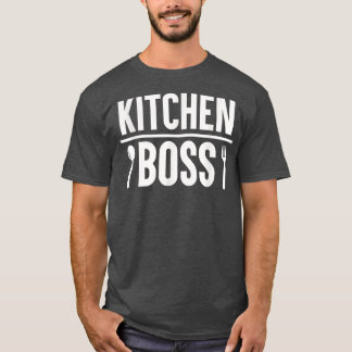 Camiseta Jefe de humor culinario en cocina de los chefs de 