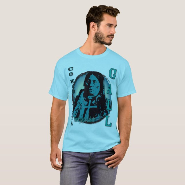 Camiseta Jefe de Hunkpapa Lakota de la rozadura (Anverso completo)