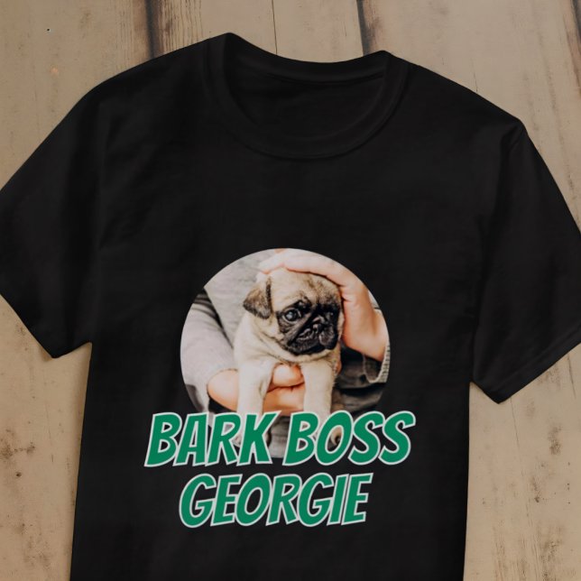 Camiseta Jefe de la corteza Mascota de perro Foto moderna d (Subido por el creador)