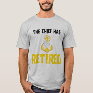 Camiseta Jefe de la Guardia Costera Retirado