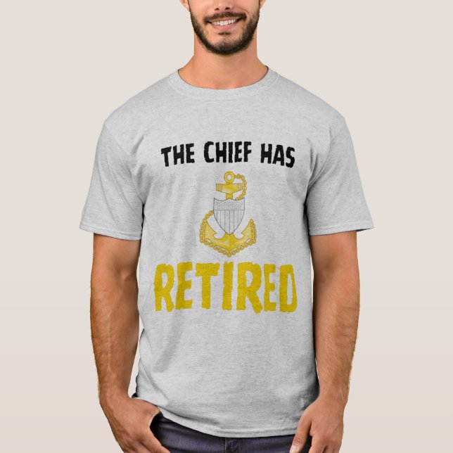 Camiseta Jefe de la Guardia Costera Retirado (Anverso)