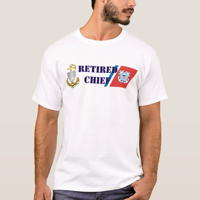 Camiseta Jefe de la Guardia Costera retirado (Anverso)