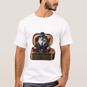 Camiseta Jefe de la Mafia de Sardinas Don Fish Padrino Vibe