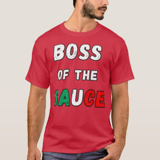 Camiseta Jefe De La Sauce Divertido Italiano 