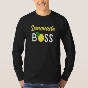 Camiseta Jefe de Limonada Niño Emprendedor Tripulación de P