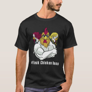 Camiseta Jefe de manada de pollos divertido