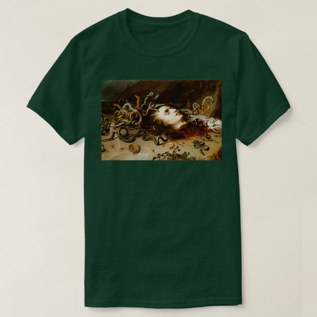 Camiseta Jefe de medusa en Rubens (Diseño del anverso)