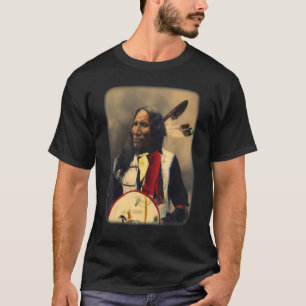 Camiseta Jefe de Oglala Sioux Lakota golpea con nativos de 