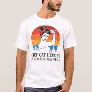 Camiseta Jefe de Pastor de Gatos No es para los débiles