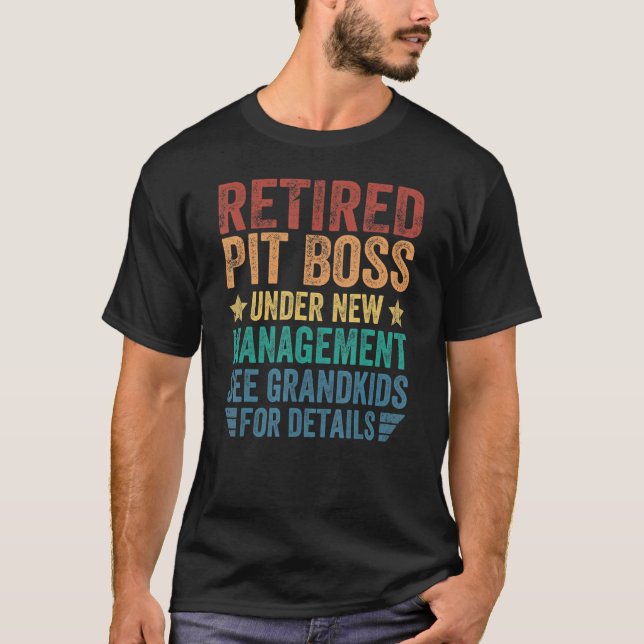 Camiseta Jefe De Pit Retirado Bajo Nueva Gestión Para El Ab (Anverso)