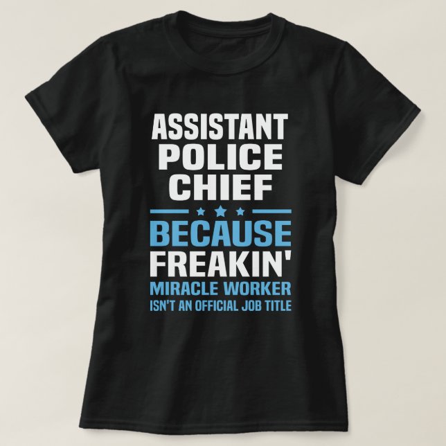 Camiseta Jefe de Policía Auxiliar (Diseño del anverso)