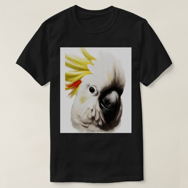 Camiseta Jefe de un Cockatoo 1 (Diseño del anverso)