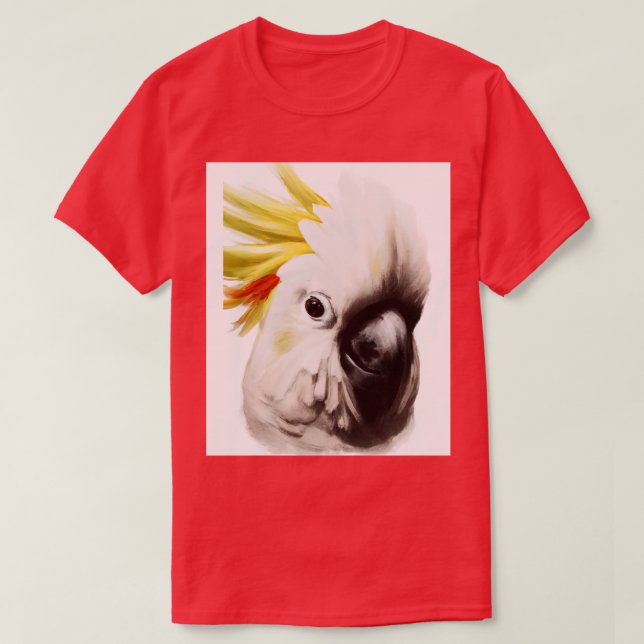 Camiseta Jefe de un Cockatoo 1 (Diseño del anverso)