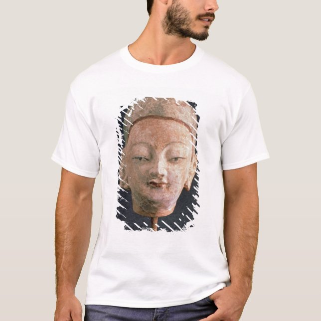 Camiseta Jefe de una estatua de Buda, de Bezeklik (Anverso)