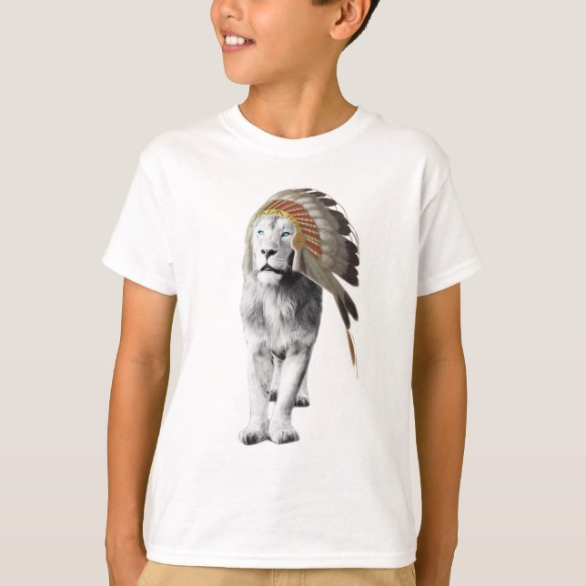 Camiseta Jefe del león (Anverso)