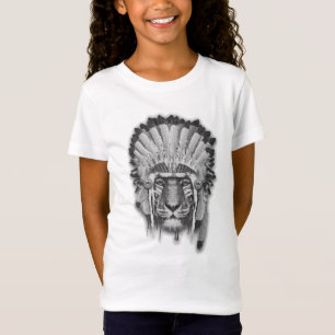 Camiseta Jefe del tigre del nativo americano