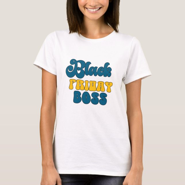 Camiseta Jefe del Viernes Negro - Jefa (Anverso)