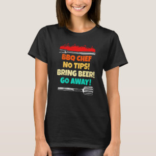 Camiseta Jefe En La Barbacoa Trae Cerveza Vete Hombres Barb