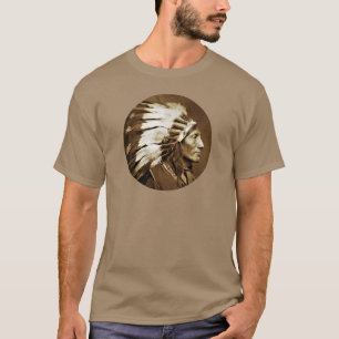 Camiseta Jefe indio americano